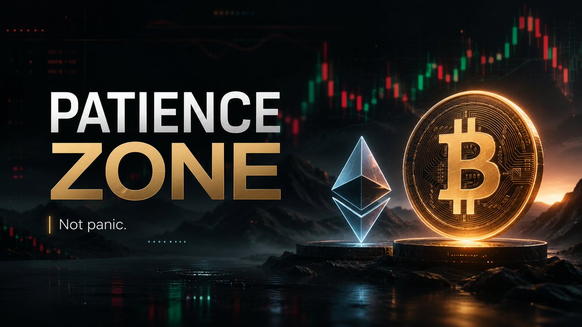 IsabellaCryptoX's tweet photo. Crypto feels heavy right now: #BTC is weak, ETF money is leaving, and fear is loud. I’m not calling a bottom, but this looks like a patience zone, not a panic zone. https://t.co/jjPVIxyafK