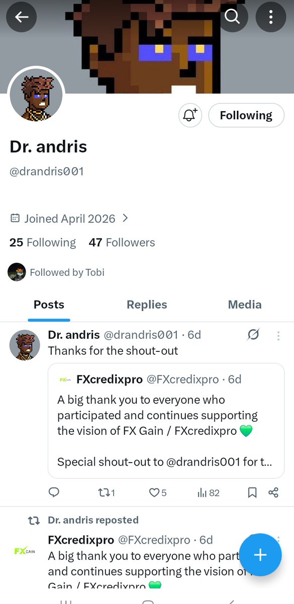 bushclear6's tweet photo. @FXcredixpro @drandris001 Done. @chill_xm @JuniorJayd_xD 
Joined the telegram too https://t.co/JGjjFThket