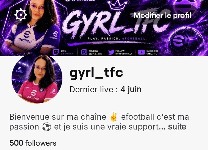 FanRegattin_OF's tweet photo. J'ai atteint la barre des 500 followers sur #Twitch je remercie les gens qui me suivent et qui s'abonnent pour me voir jouer sur mon jeu adoré @play_eFootball et vous êtes presque 200 à me suivre aussi sur #youtube merci infiniment 🙏 https://t.co/UeNSXW1Mlc