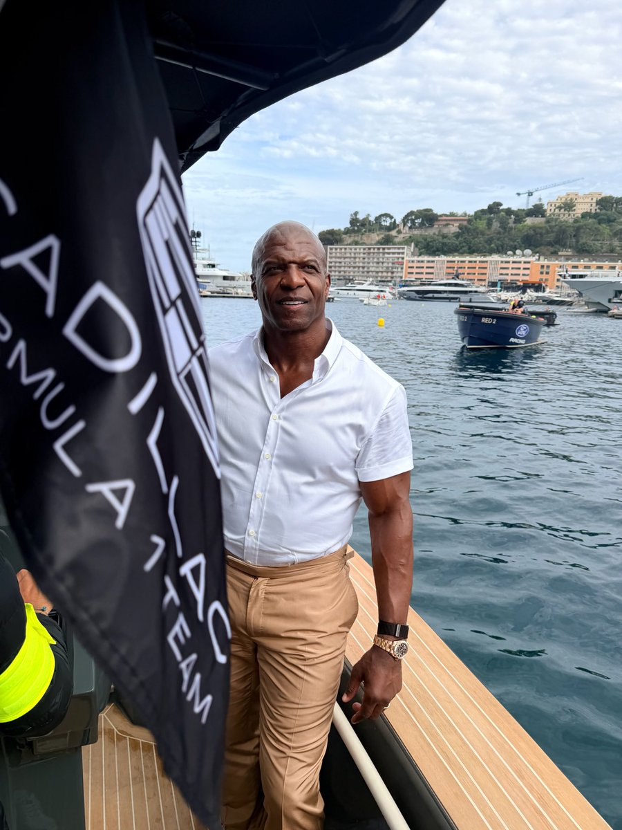 terrycrews's tweet photo. Out here in Monaco with my @Cadillac_F1 fam!! What an unbelievable vibe 🔥🔥🔥 https://t.co/Hevqw3cSSC