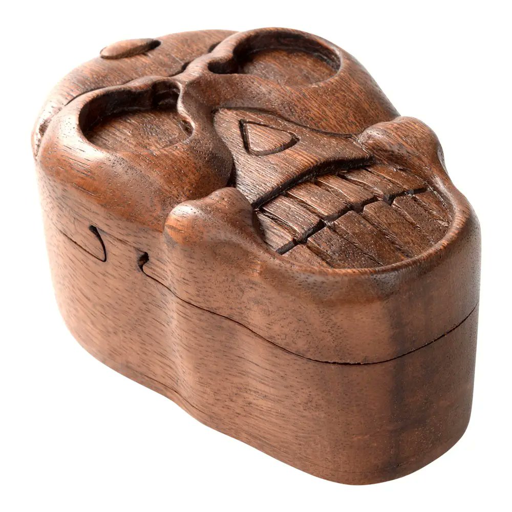 The_Sub's tweet photo. There's something satisfying about a puzzle box. No batteries, no screens—just clever craftsmanship and a hidden compartment waiting to be discovered.

We've got a variety of hand-carved wooden puzzle boxes featuring dragons, cats, skulls, dragonflies, and more. Each one hides its own secret opening mechanism, making them great gifts, conversation pieces, or a fun challenge for puzzle lovers.

Available at The Sub inside Cheap Thrills Records - Downtown SLO - Free Parking Behind Store 🧩🌳