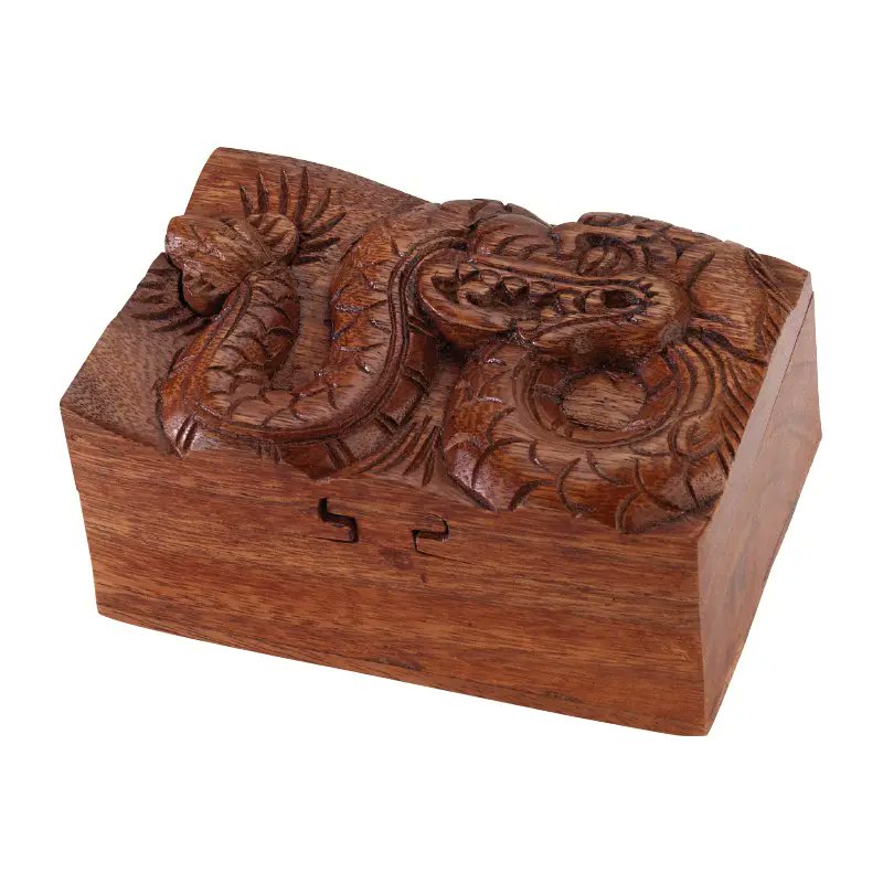 The_Sub's tweet photo. There's something satisfying about a puzzle box. No batteries, no screens—just clever craftsmanship and a hidden compartment waiting to be discovered.

We've got a variety of hand-carved wooden puzzle boxes featuring dragons, cats, skulls, dragonflies, and more. Each one hides its own secret opening mechanism, making them great gifts, conversation pieces, or a fun challenge for puzzle lovers.

Available at The Sub inside Cheap Thrills Records - Downtown SLO - Free Parking Behind Store 🧩🌳