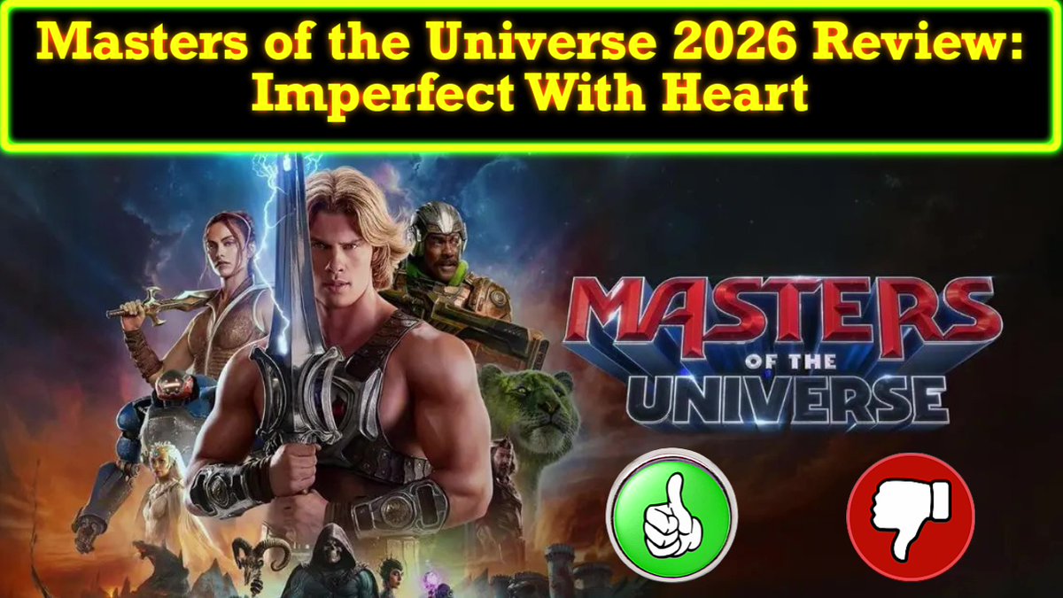 therennerd's tweet photo. Masters of the Universe 2026 Review! 

An imperfect adaptation made with heart and clear affection for He-Man. 

link below https://t.co/lKlDnwLsZC