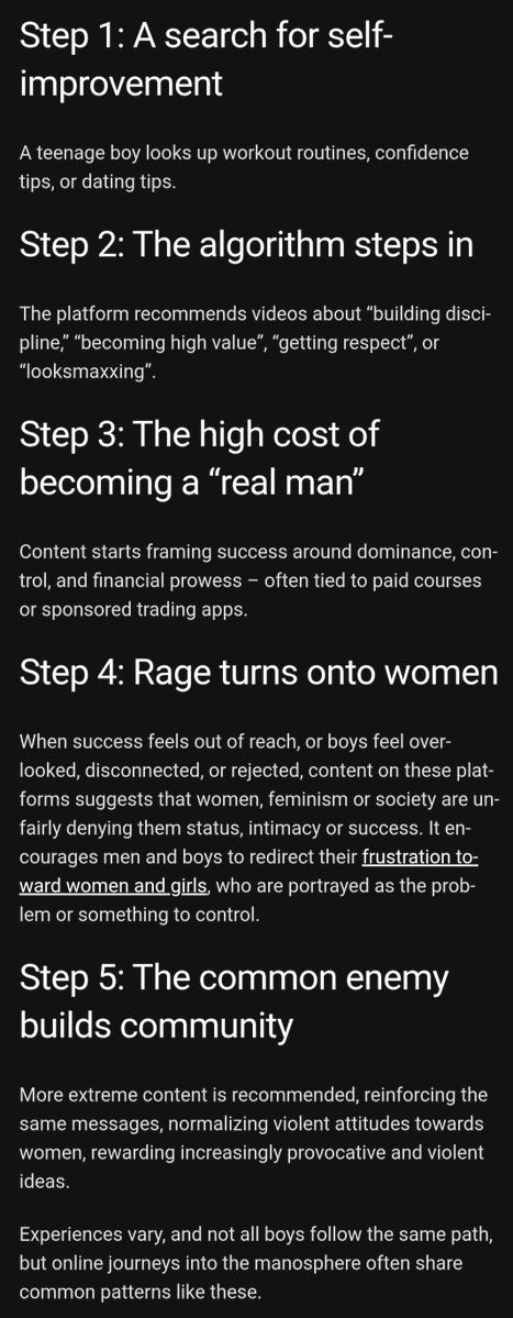 bleiu55's tweet photo. @HeForShe This guidance applies to any 'gender' sphere online, I've seen similar explainers from transphobics who point to anti-terf anti-parent sentiment &amp; behavioral changes from social that (re)normalize sexism. Young girls and ED too, etc. All 'gender' must be questioned for scourge. https://t.co/TrAuwKb5YM