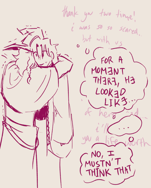shu_mine7's tweet photo. they're lying between their teeth. they know it. but they have this horrible habit of agreeing to things they really shouldn't get involved in. who are they to deny their mentor? who are they to deny anyone? https://t.co/OZQOjS6Fnn