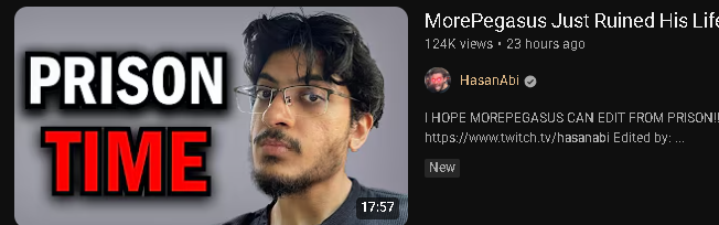 SuperMercerBros's tweet photo. @Awk20000 I love how more Pegasus is killing him in views and he only uploaded it 7 hours ago from this post vs hasan's 23 hrs. man HASAN is GAY as fuckkkkk https://t.co/V9Jy2gxgZO