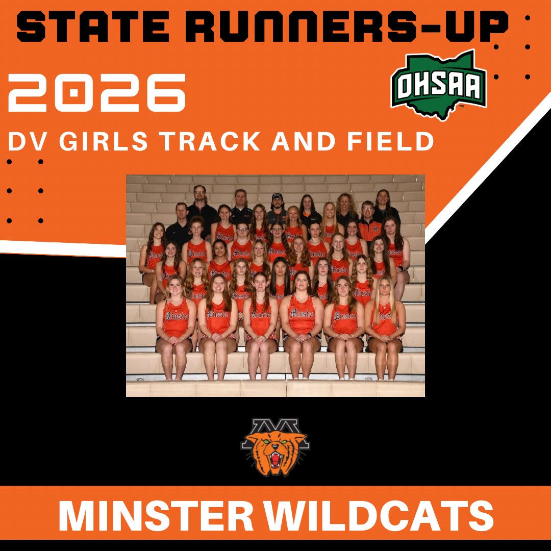 MinsterAthletic's tweet photo. Your Division V State Runners-Up! https://t.co/Qx7bZwHnZK
