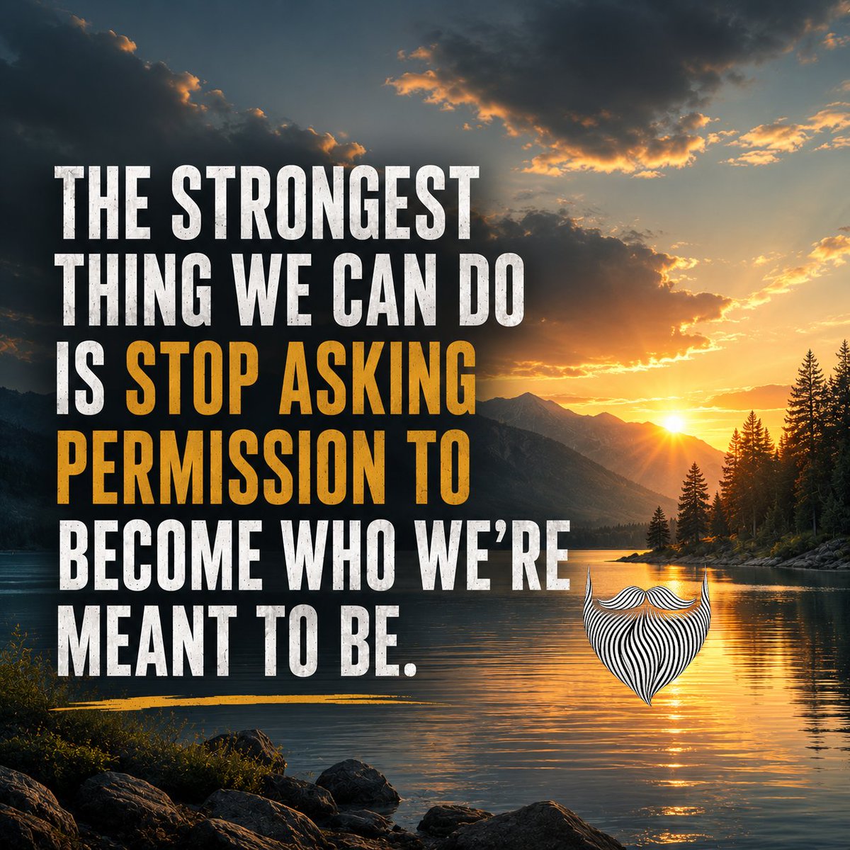 pjjack206's tweet photo. Most people never become who they're capable of being.

Not because they lack talent.
Not because they lack opportunity.

Because they're still waiting for permission.

Permission from family.
Permission from friends.
Permission from society.
Permission from the version of themselves they've already outgrown.

At some point, we have to stop asking.

The life we're meant to live begins the moment we decide our own approval is enough.

#mancard