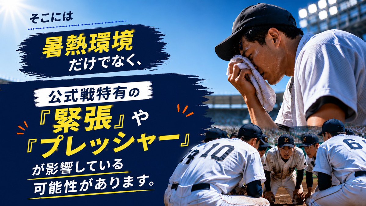 strings_team's tweet photo. 【オンラインセミナー】

『野球における初熱対策の最前線』

公式戦での熱中症、足攣りに悩んでる人はいませんか？
そんな方々に暑熱対策の専門家やメンタルコーチという二つの視点からお話しします！

https://t.co/OhW4nmXcdu https://t.co/yCjJZkWVMX