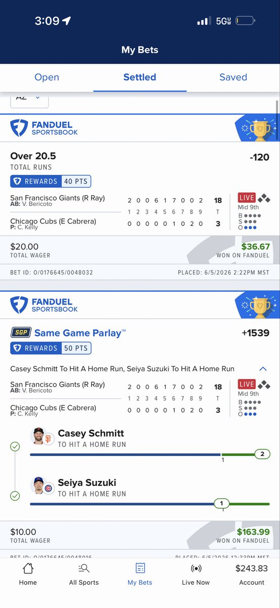 AndresShank's tweet photo. Crazy week @FDSportsbook https://t.co/yicKOlTi4F