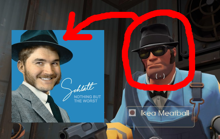 tpguy825's tweet photo. Clean Shaven Jschlatt™ has invaded my TF2 https://t.co/fkqHCcGLWs