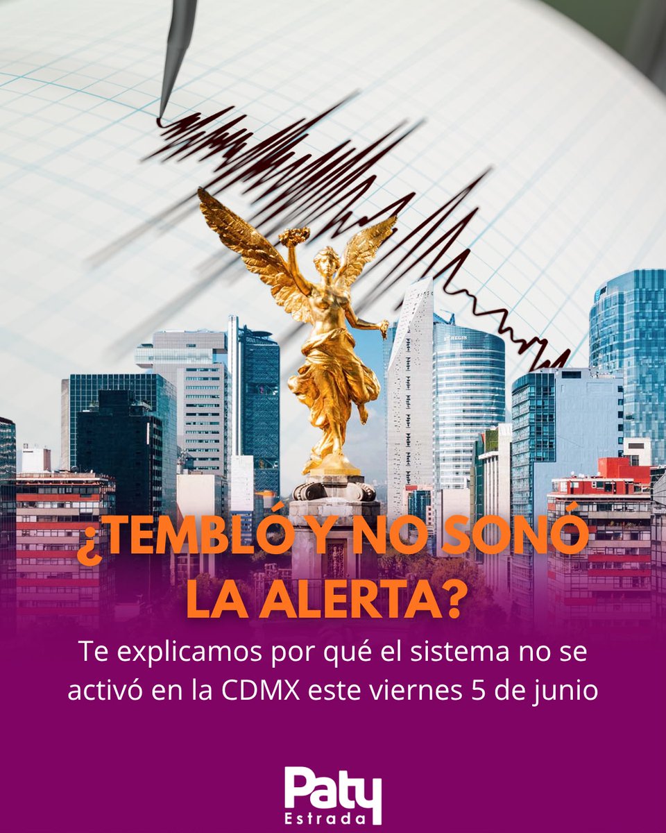 estradapaty's tweet photo. ¿Tembló y la alerta guardó silencio? 🚨🏢 El SASMEX solo se activa si la energía, magnitud y distancia representan un riesgo real para la ciudad, evitando pánico. ✨📉 ¡Déjame tu opinión!
#SismoCDMX #AlertaSismica #NoticiasMexico #ProteccionCivil #TemblorCDMX https://t.co/hM6rraXPVe
