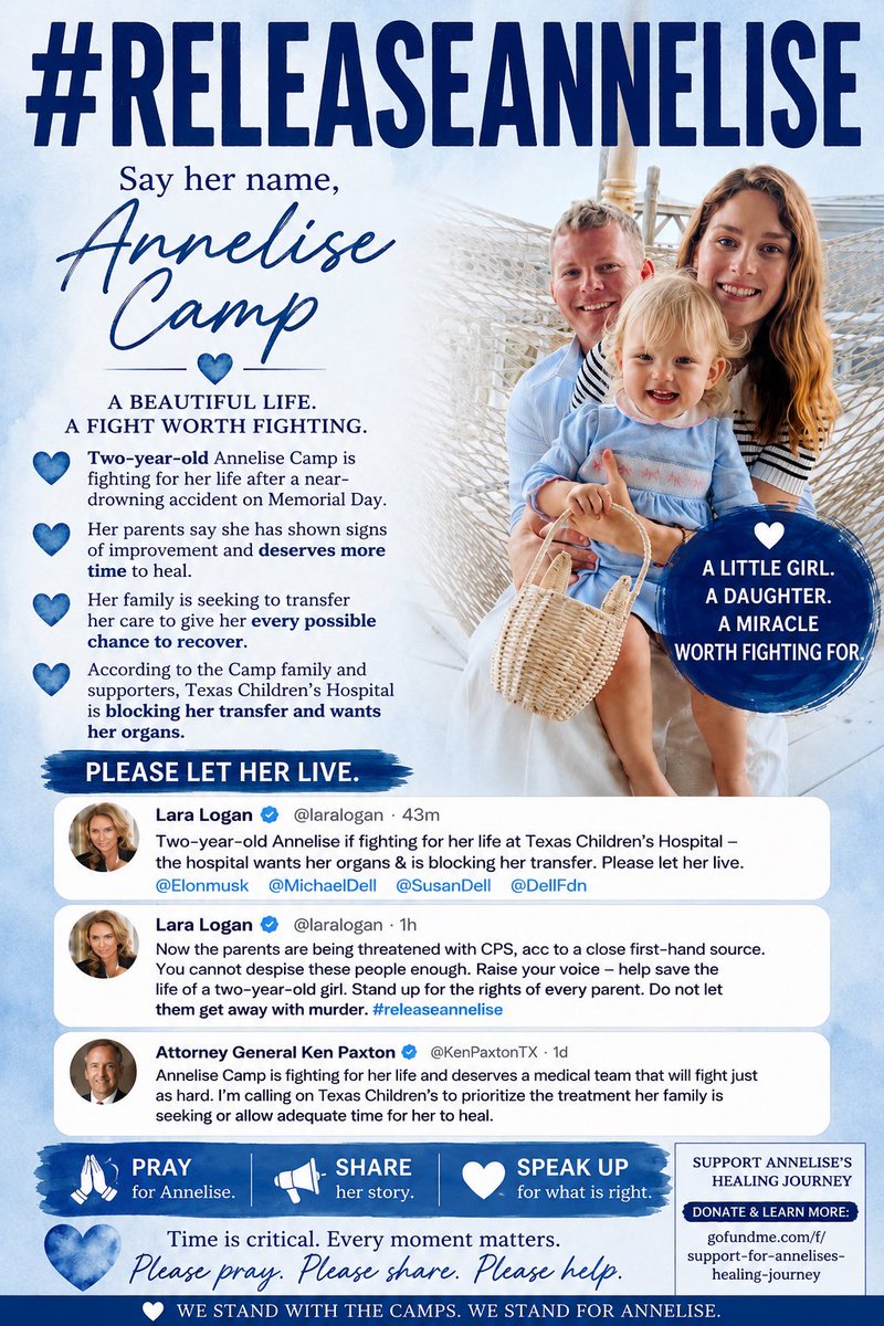 GenFlynn's tweet photo. Please help this family and their beautiful child. 

Consider donating. I’m certain any amount will help. 

Thank you. 

https://t.co/Lanald9dFj https://t.co/uB7kzilJt0