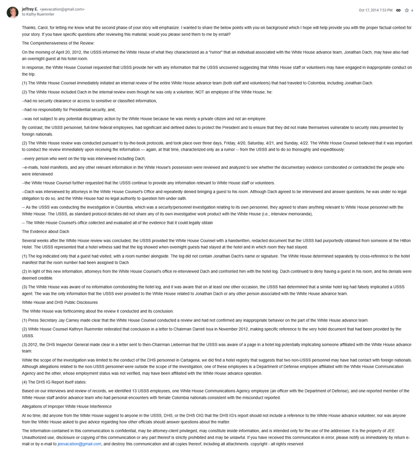 GSkulduggery's tweet photo. @FBIDirectorKash Cos eljefe ghostwrote @dbongino brothers apology letter via obamas infiltrated wh in Katheryn Ruemmler https://t.co/qiHlepcM0c