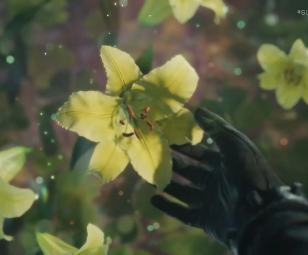 Animints's tweet photo. DO YALL SEE HOW GENTLY THIS MAN IS CARESSING AERITHS FLOWER?? NO ONE YEARNS LIKE CLOUD STRIFE https://t.co/hHBFCqYBE9