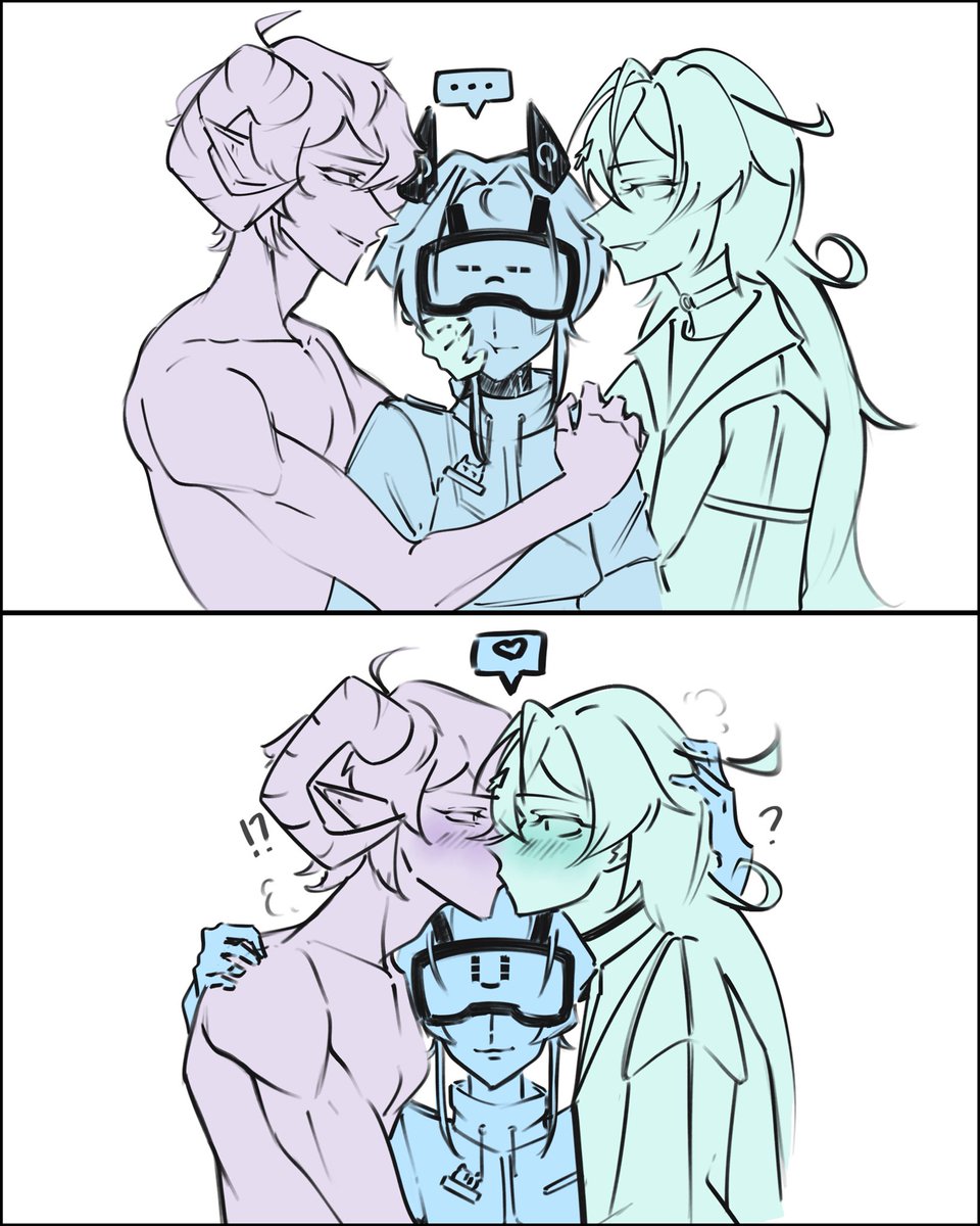 Lychee_VT's tweet photo. Amu bug yaoi wins https://t.co/3OOrhvW9Mf