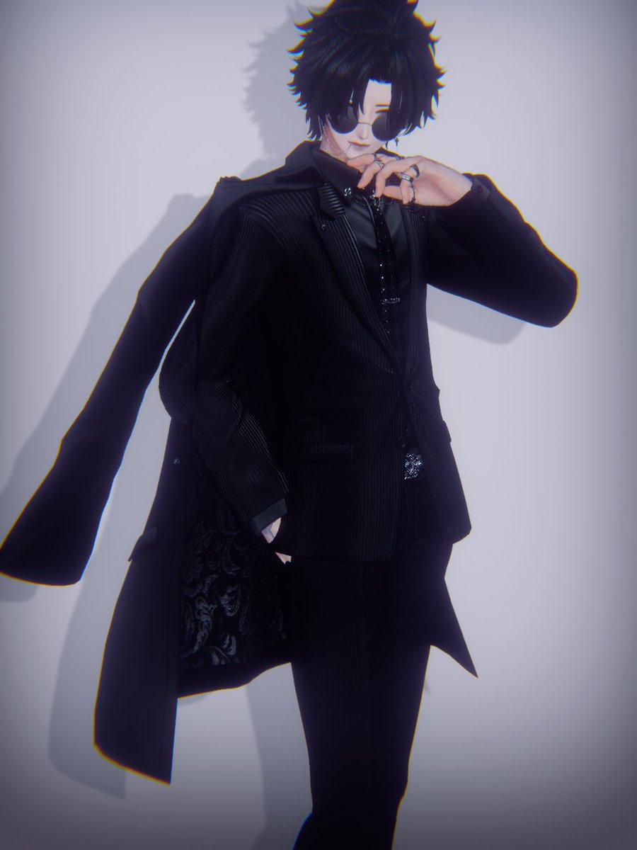 kuuriVRC's tweet photo. 土曜日おはようゴライアス☀
VISION TOKYOさんの新作スーツ「Regulus」着てみたー！
これ普段着で良いかもってくらいカッコよすぎる…❣

周年を記念して斑霞くん・怜くんのギフト企画やっているので、良ければ固定ツイートから参加してみてね🥰

＃Hanka3D　＃ADDHARD　#VISIONTOKYO https://t.co/IK1tGjpkOe