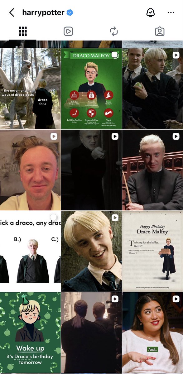 romionerw's tweet photo. yo le tengo como una rabia a la admid de la cuenta de harry potter en instagram pq les juro que ni al mismo protagonista le hacen un spam de publicaciones así pero bueno 🤨 https://t.co/Pr35MBmqpn