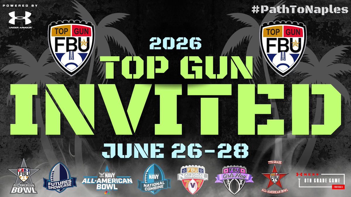 maximuswardR's tweet photo. Thank you @FBUcamp for inviting me to the Top Gun football camp. I can’t wait to go to Naples June 26-28 to compete adding it to the camp list. 
@MJ_NFLDraft @CoachKensey @CoachFick @TufBorland @CoachC_Foster https://t.co/1Me5vWUnD6