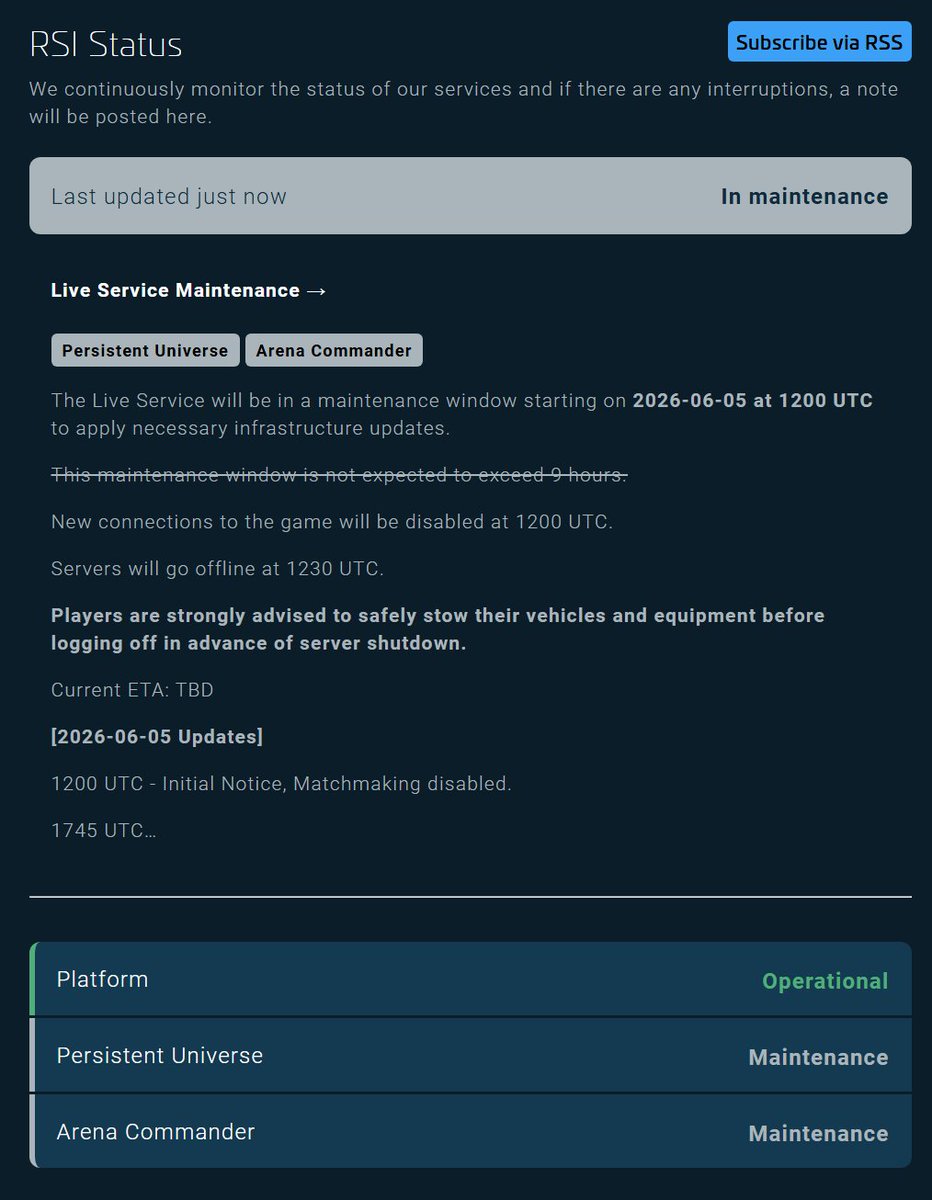 BTV_Cast's tweet photo. Big L, CIG.

No SGF as predicted. Meanwhile, no playable Star Citizen. Time to get an official announcement for the Squadron 42 delay and get this over with. https://t.co/PUoNJuX8Q1