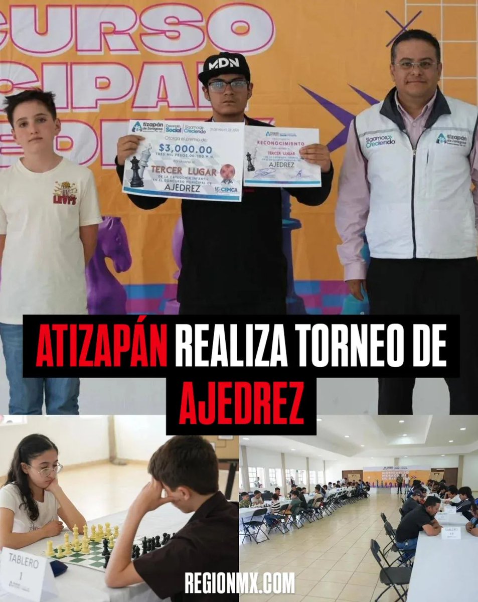 region_mx's tweet photo. #Atizapán de Zaragoza | El gobierno encabezado por Pedro Rodríguez Villegas, realizó este fin de semana el Concierto de la Orquesta Iberoamericana en el Teatro del Centro Cultural Luis Nishizawa y el Concurso Municipal de Ajedrez, con premios monetarios #regionmx https://t.co/7xdNJzJhke