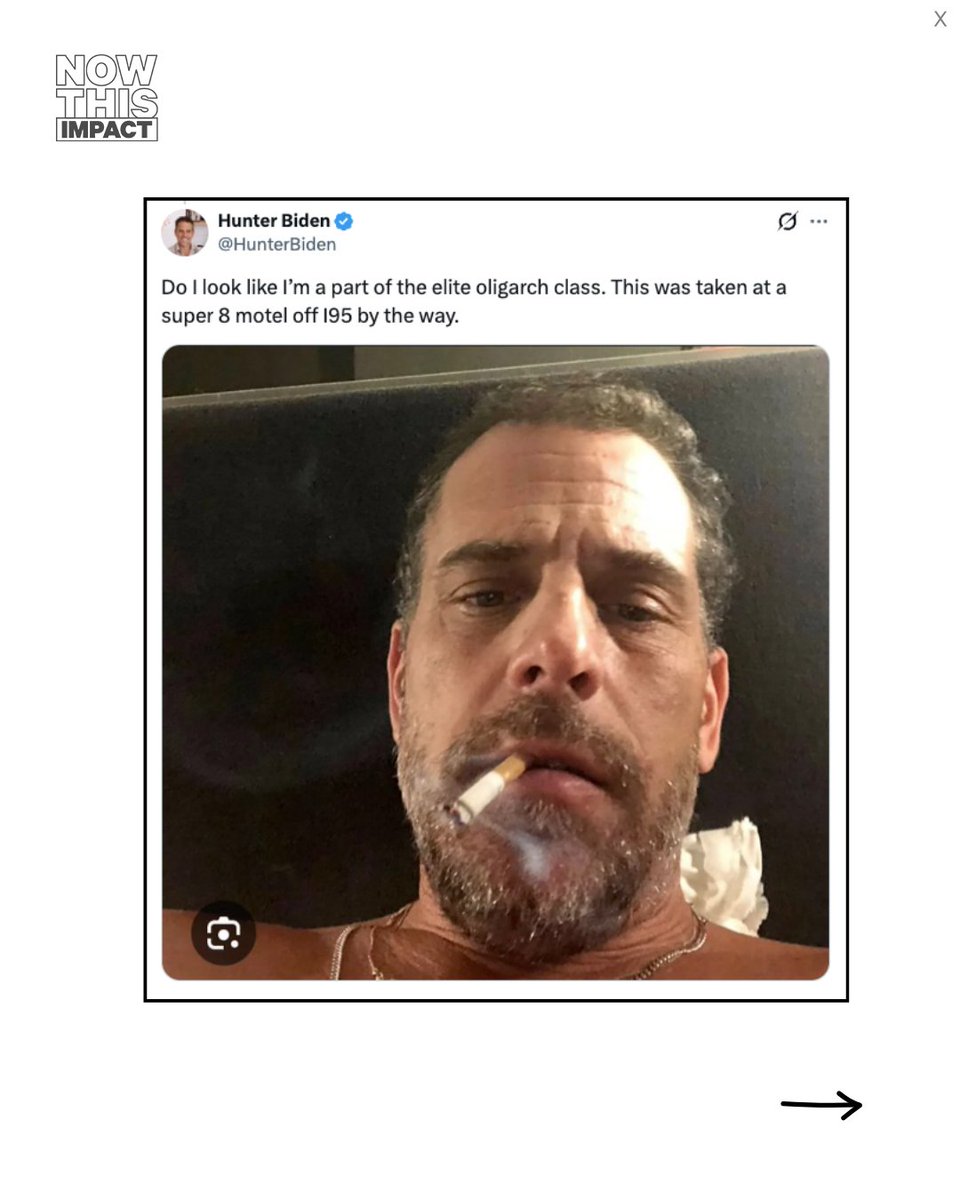 nowthisimpact's tweet photo. (2/7) Is Hunter Biden getting through to MAGA? https://t.co/kvJqcdoJEZ