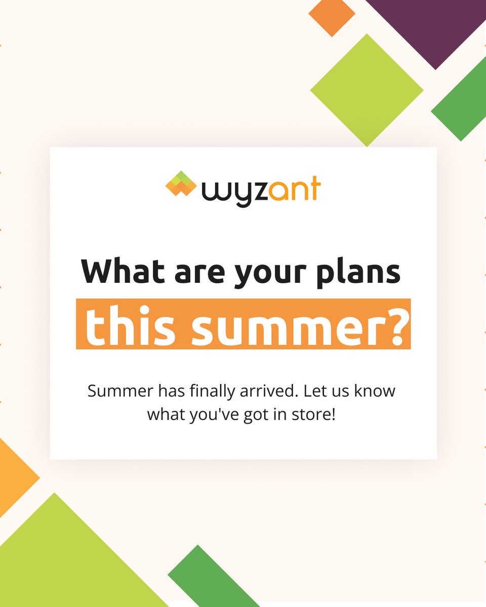 Wyzant's tweet photo. Summer has finally arrived, and we want to know what you have in store! Comment down below. https://t.co/9CrTC9fe2x
