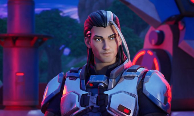 Egyptian_Leaker's tweet photo. Biggest plot twist in the history of Fortnite? 👀

There's no way anybody would've guessed The Visitor was Geno from the start 😭 https://t.co/fIhYLKsELj