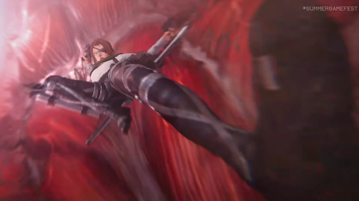 SNKPerfectShot's tweet photo. Hange in: Shingeki no Kyojin 3 https://t.co/nbu7Dmr9Ue