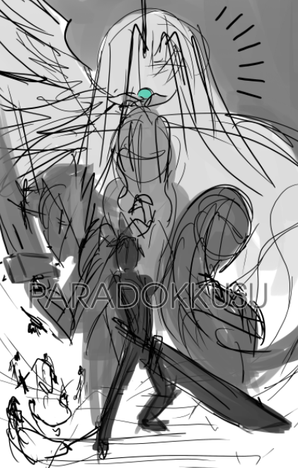 IDK IF I WANT TO FINISH MY FINAL FANTASY VII FANART NOW CAUSE HOW SIMILAR IT IS TO RELEVATIONS COVER ART 😭😭😭😭