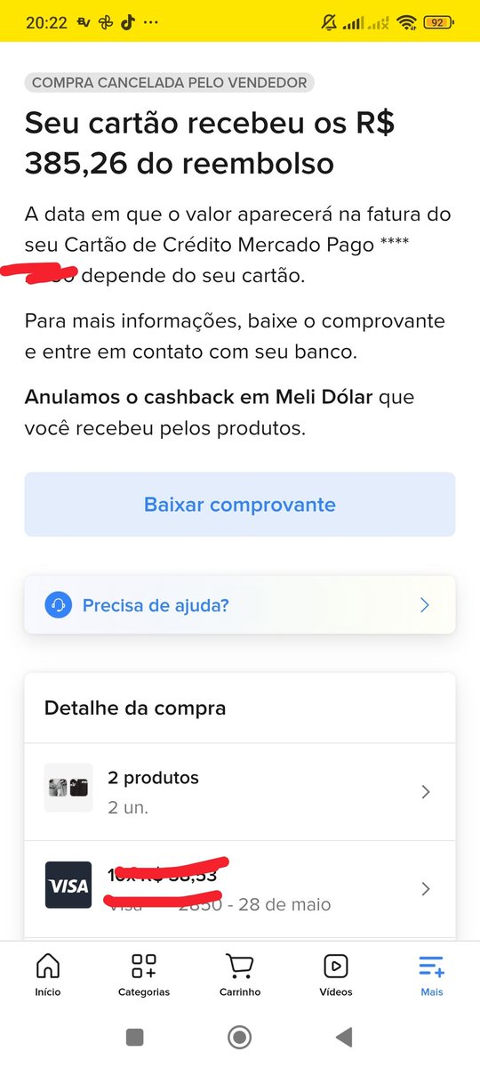 OtoPatamar84's tweet photo. @MercadoLivre @MercadoLivre Fiz a compra dia 28/05/2026,e quando a gente pensa que a compra já está chegando,o vendedor @PUMA cancela a compra 8 dias depois e o cliente fica de mãos atadas,uma compra que seria um presente,e agora fico aqui sem saber oq fazer pra presentear uma pessoa querida. https://t.co/OwUyVdakrk