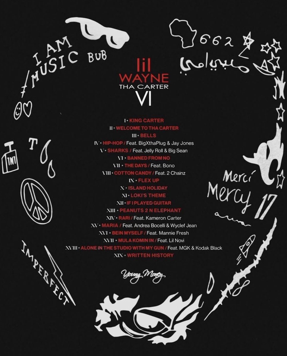 Kurrco's tweet photo. One year ago today, Lil Wayne released 'Tha Carter VI' 💿

Favorite tracks on the album? https://t.co/DJU3CDsjmu
