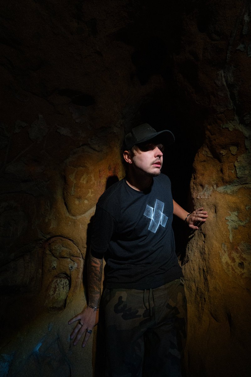 xplr's tweet photo. we went back to one of the first places we ever investigated JUST to show off the merch 😈👻 …you got your alarms set for sunday 10am PST?!? https://t.co/5BVQUhoAtW
