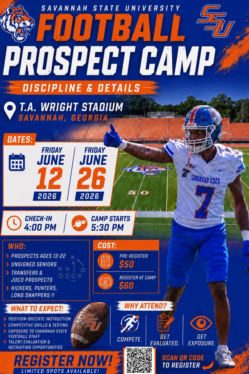 CoachT_Howard's tweet photo. 1 week away!!!! Come on down to "The Marsh"!   #ClawDown https://t.co/Kpzpa0mWKD