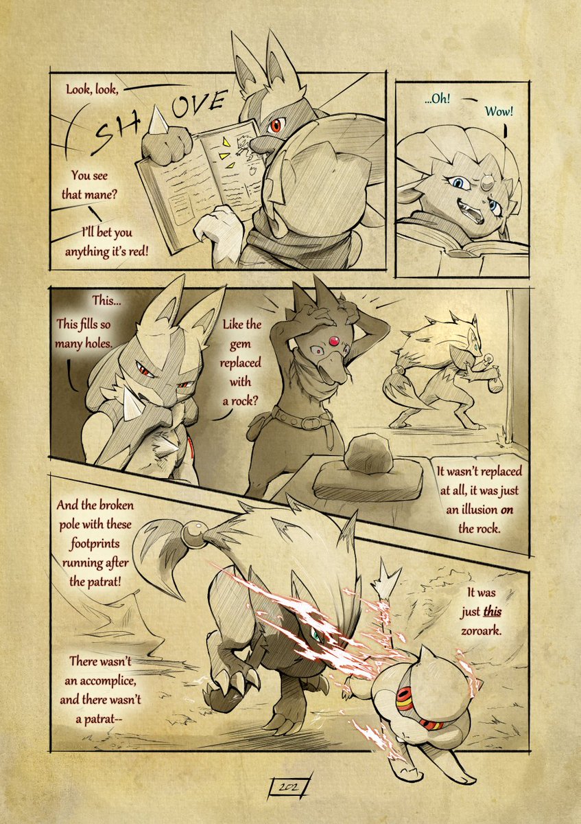 True_Scorn's tweet photo. Shadows for Hire - 202
#pokemon #shadowsforhire #pmd #lucario #zoroark https://t.co/IJfTQh1J0H