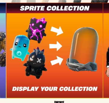 ShiinaBR's tweet photo. SPRITES CAN BE TAKEN TO FUTURE MATCHES

"Find one in a match and extract your Sprite to add it to your collection. Bring them to future matches and get their powers from the jump! Some have the ability to wrap you in shields, grant temporary invisibility, or give bonus burst damage. Rare ones can change the whole flow of a match."