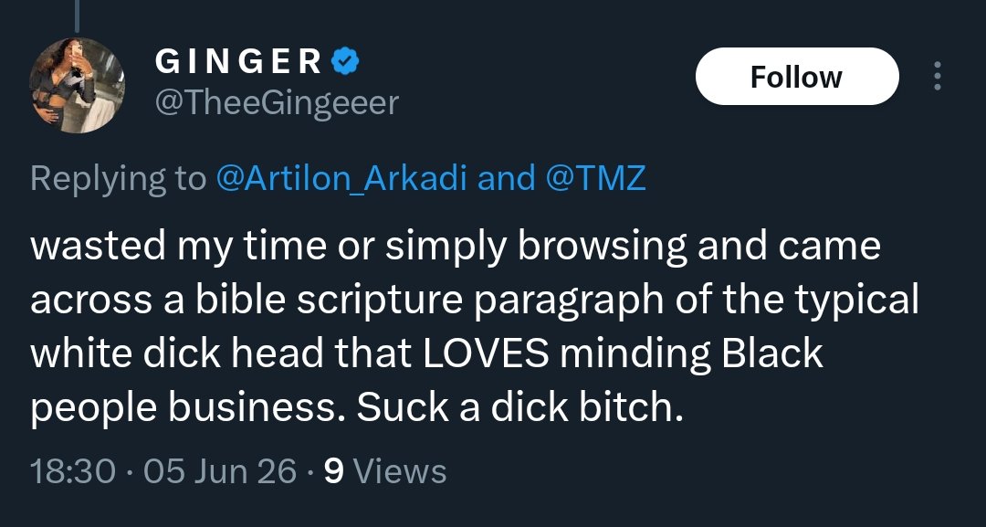 Artilon_Arkadi's tweet photo. At least she said the quiet part out loud. Apparently killing white people is "black people business"

Very interesting framing she did. https://t.co/EEbNnOGenm