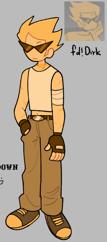timaeusAuthor's tweet photo. @lilsmuppet they're the designs i made for my fanfics, Patched Up John (who's going to have a fic of their own) and Falling Down Dirk https://t.co/8CJmlRtNdq