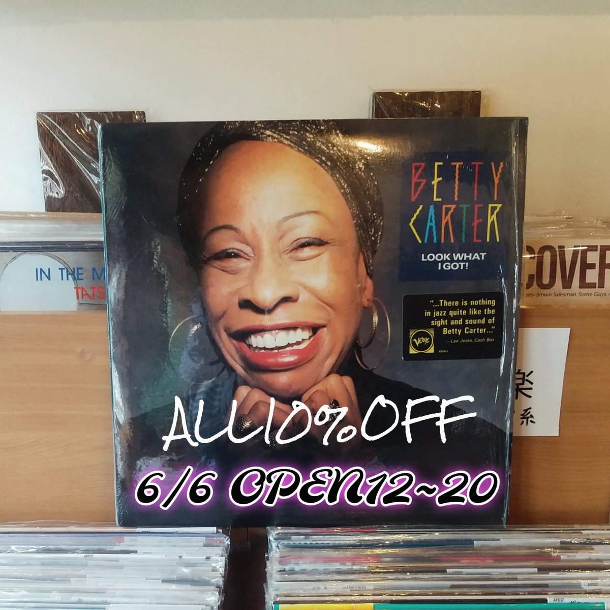 6/6 (土) OPEN12～20 ⭐️ALL10%OFF #BETTYCARTER 店舗横に駐車場 