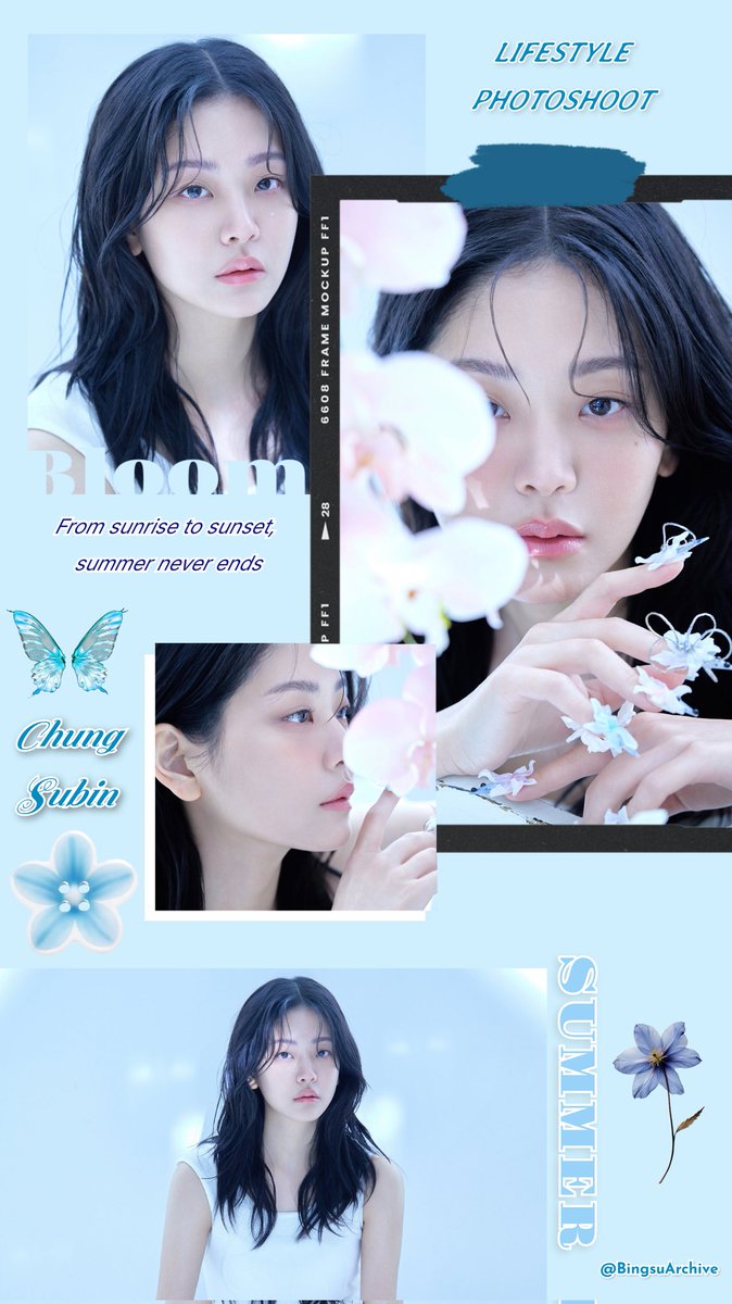 glorenmjabby_19's tweet photo. Throwback to 2025.06! 📖 Celebrating the 1-year anniversary of #ChungSubin’s LIFESTYLE magazine photoshoot by J.Wide Company. These three tribute collages and highlight just how fresh and effortlessly natural she looks. Pure perfection! 🌻💙 #정수빈 #bingsu🍧 #lifestylemagazine https://t.co/VjsAHCC1bo