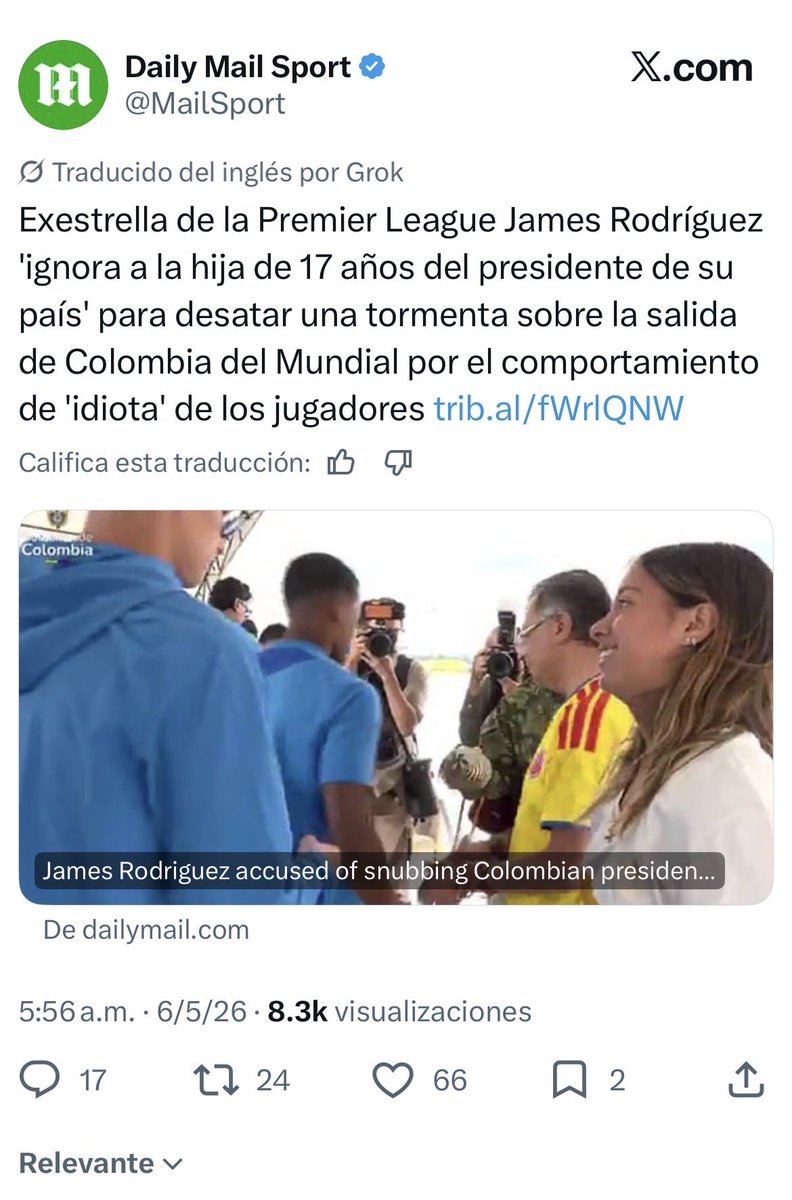 fresameli's tweet photo. @NoticiasCaracol Lo que Le élite emite 👆

Lo que los diarios deli mundo titulan https://t.co/kxHaS1OHmj