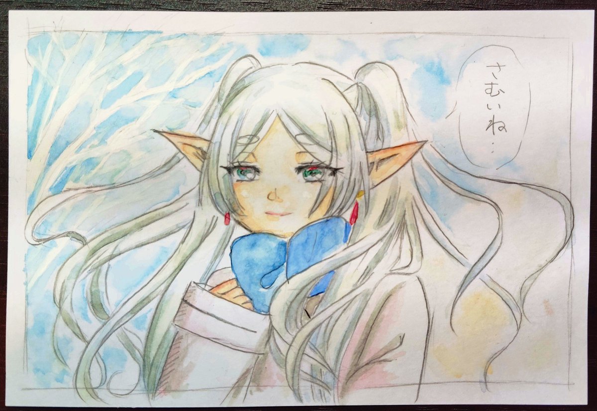 alonechan_2's tweet photo. @ynmkt91 ほんまにお上手です！私もまた水彩画やりたくなってきてます。
↓ちな私も手書きで頑張りました😆👍 https://t.co/BMG5S0m9qM
