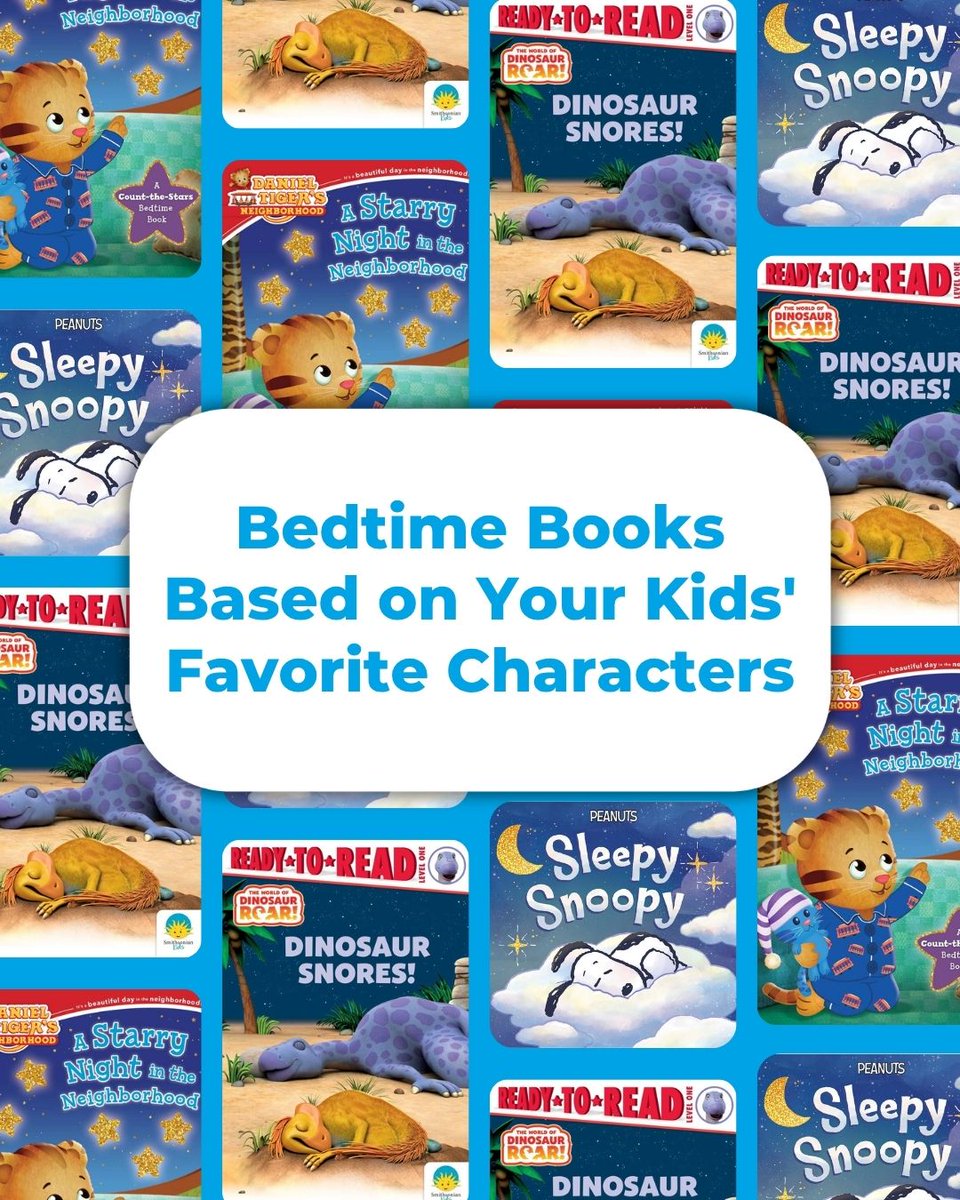 SimonKIDS's tweet photo. Need to get your little one to sleep? Check out these books that show how your kids' favorite characters from movies and TV shows get ready for bed: https://t.co/LANoRspn3x https://t.co/QtkjGMJU2J