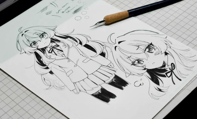 つけペンたのしすぎ‼️ 