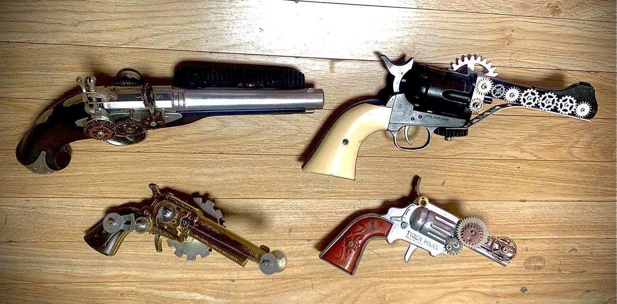 turukawabunko's tweet photo. 6\28の銃力祭に出品する
スチームパンク系の
ハンドガンの一分です！ https://t.co/ZyXQk7BWy9