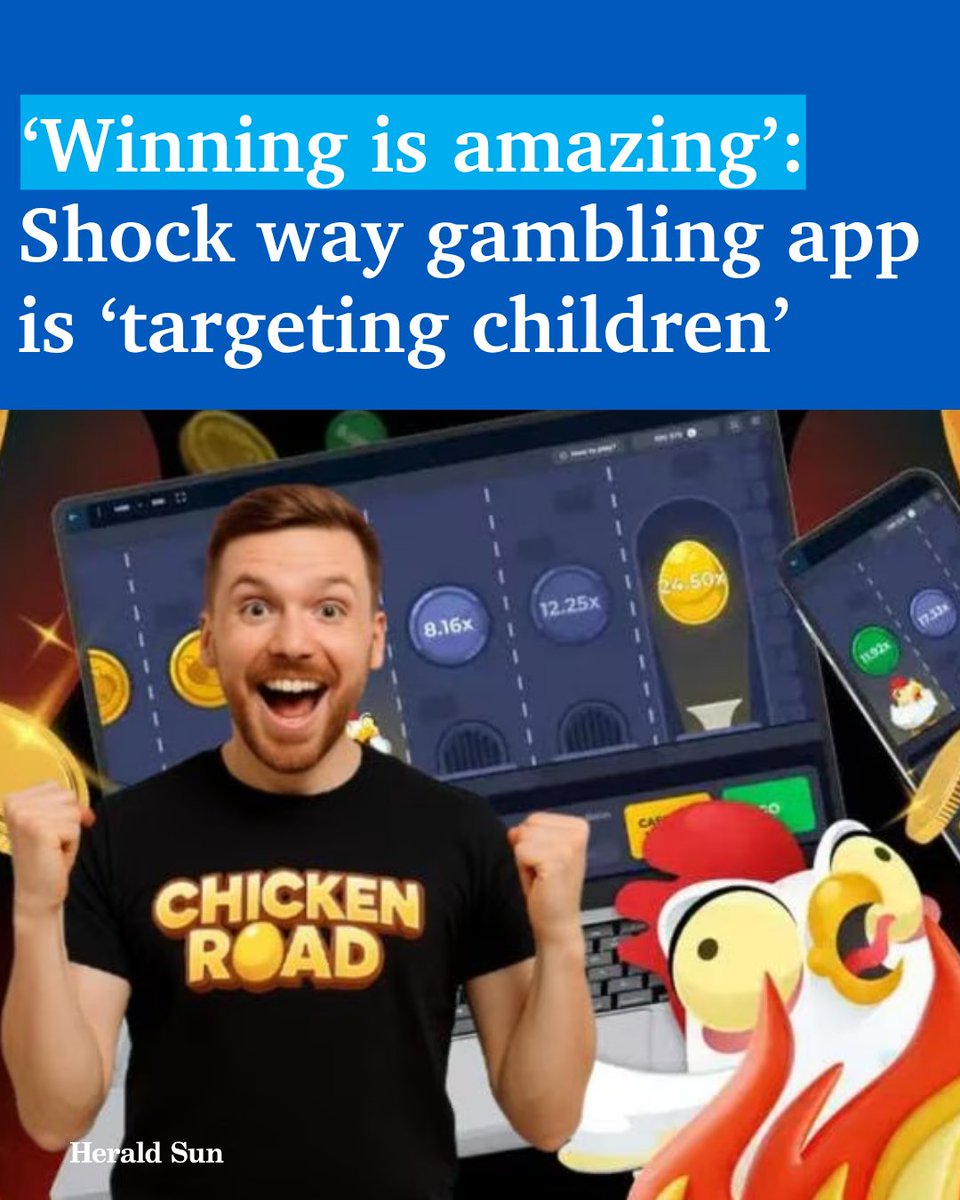 theheraldsun's tweet photo. Campaigners have slammed an Angry-Birds style phone game that is accused of luring Australian children into gambling > https://t.co/rj4APUjsDh https://t.co/EmA3UgoPVC