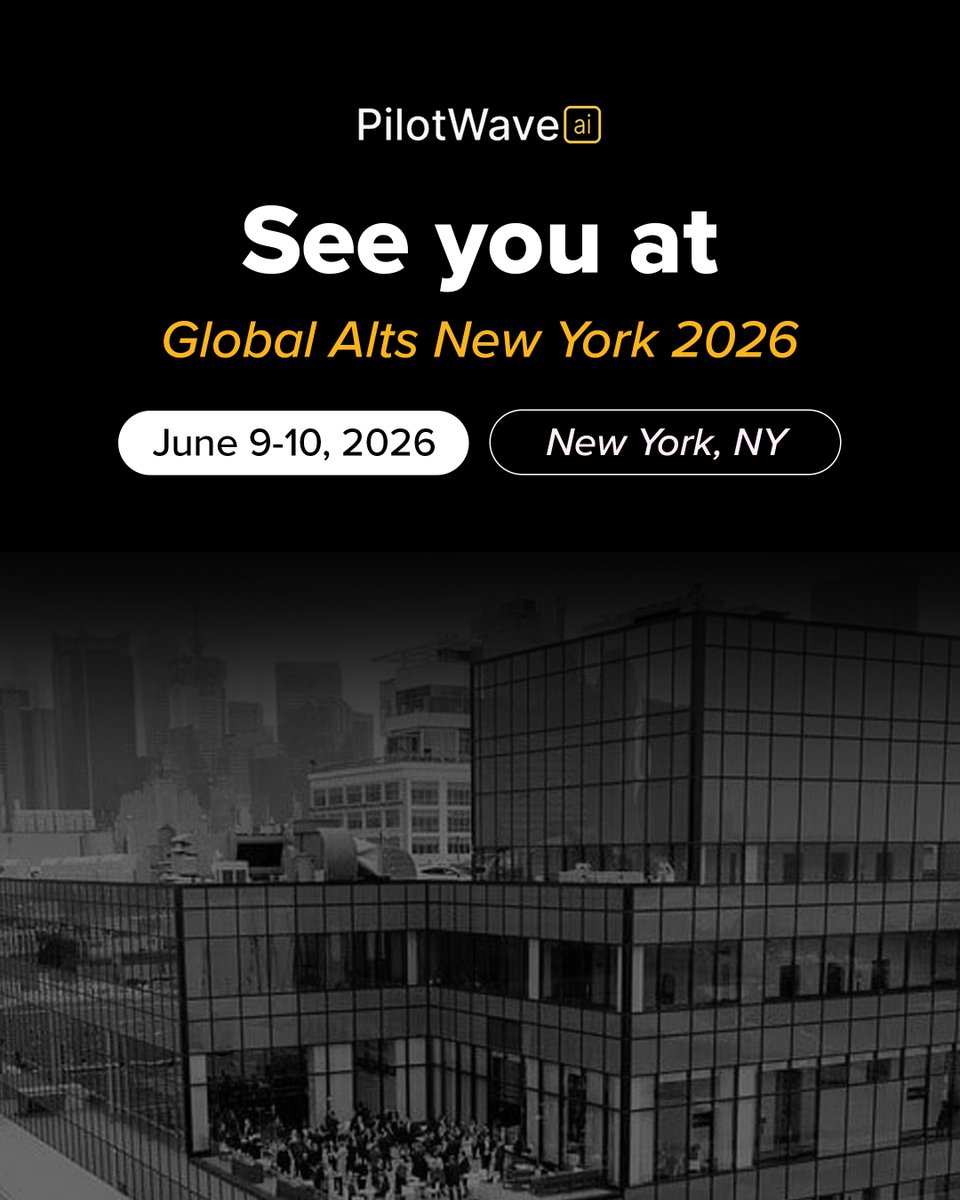 pilotwaveai's tweet photo. Next week, we'll be at @iconnections_io #GlobalAltsNewYork discussing AI modernization, operational value creation, and where alternative investments are headed next.

Attending? We'd love to connect.

#PilotWave https://t.co/fBwi0trEpV