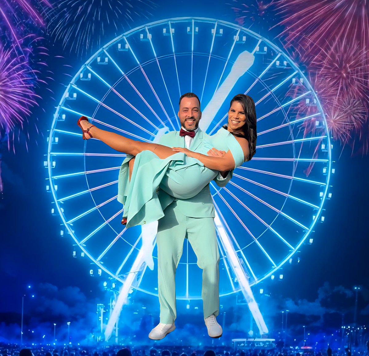 jujubagomes's tweet photo. @rockinrio Esse é nosso lugar na Cidade do Rock e que usamos como emoji de casamento: a Roda Gigante. Foi aqui que demos nosso primeiro beijo e desde então procuramos rodas gigantes pelo mundo, mas nenhuma é mais especial do que a que nos uniu no @rockinrio de 2024 🎡❤️

#EUVOUnoRockinRio https://t.co/qY75eJlf6z