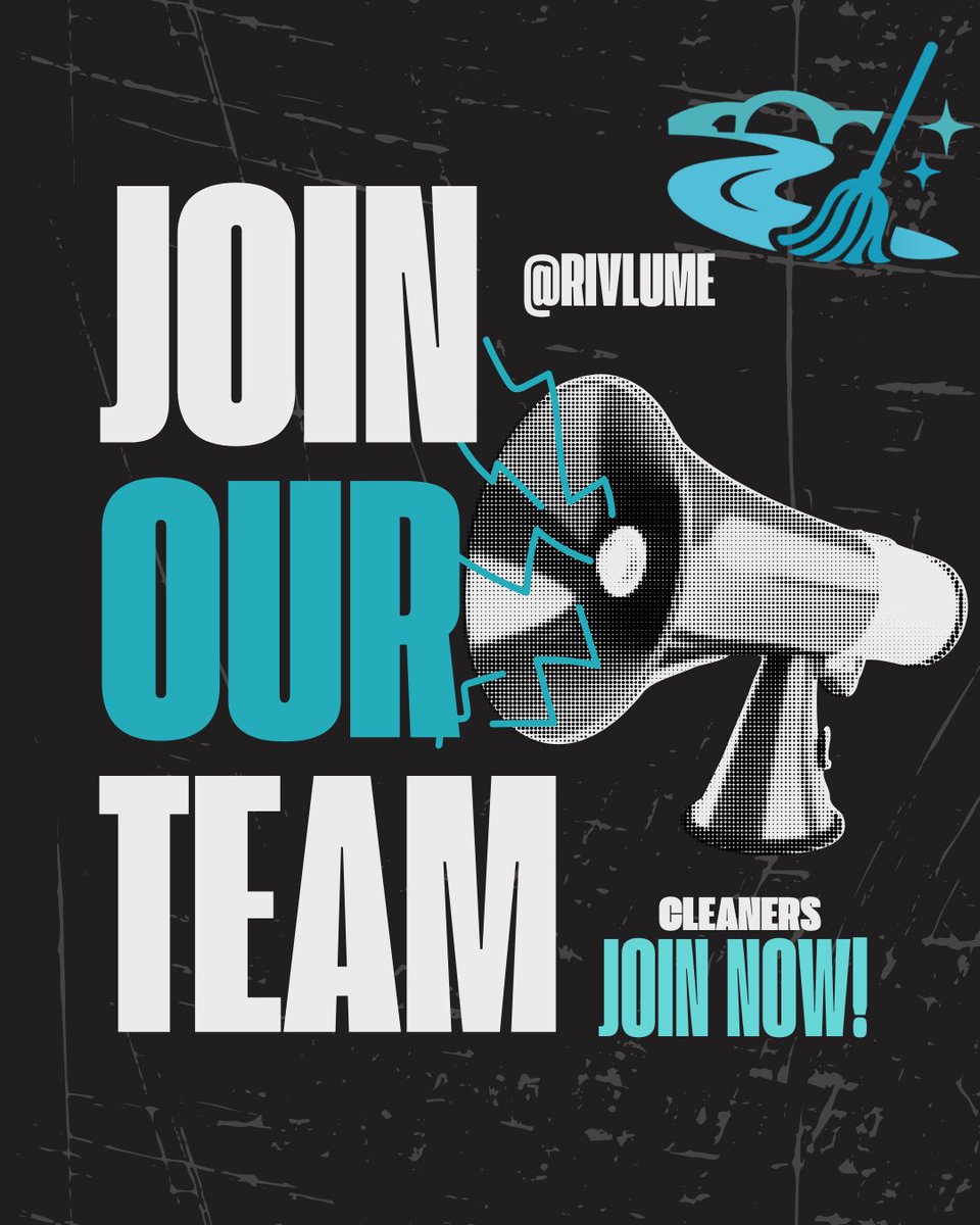 rivlume's tweet photo. Looking to join a growing team? 🧼✨ at Rivlume we are hiring for our cleaning business! I’d love to meet you. No experience? We will train the right person.

More details:

https://t.co/47o6N8qvMv

#nowhiring #cleaningjobs #joinmyteam #localcleaners #hiringnow https://t.co/XOG52iKsrs