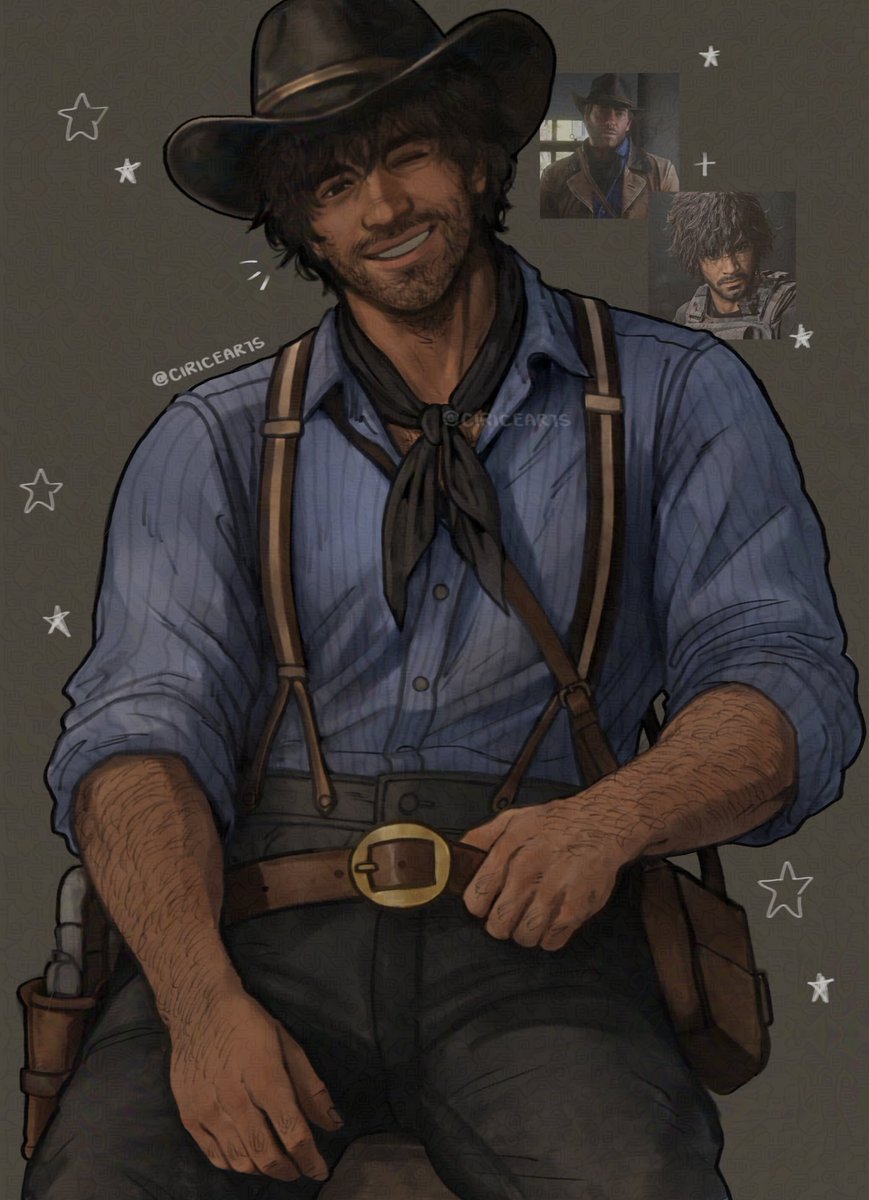 ciricearts's tweet photo. rpost but now together jjjj #carlosoliveira #arthurmorgan https://t.co/zaKj0yxhbb